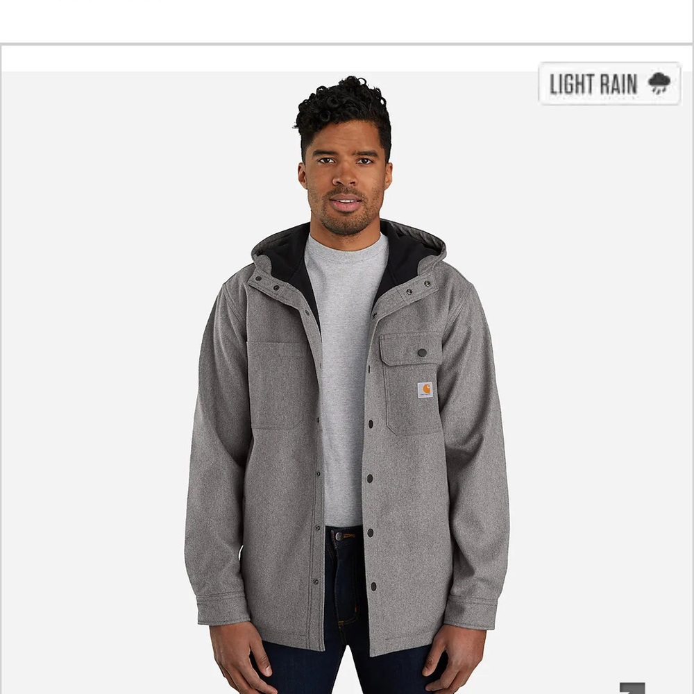 Carhartt Men's Charcoal Raincoat
